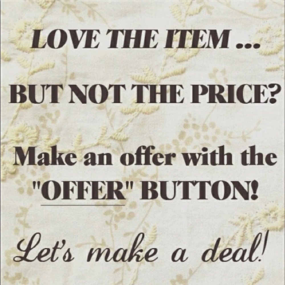 All reasonable offers will be accepted✨💫🌹